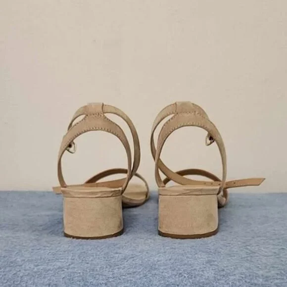 LOFT low heel faux suede sandals 7.5 - Picture 3 of 6